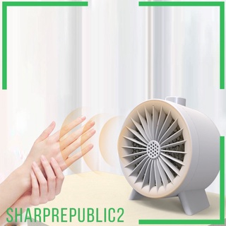 (Sharprepublic2) Termostato/ventilador/calentador eléctrico ajustable De espacio Portátil