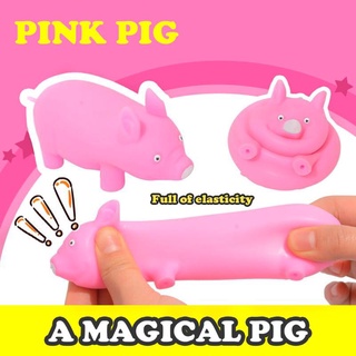 Squeeze The Pig Stress Relief Toy Pop It Push Bubble Sensory Fidget Toys Interactive Jumbo Pressure Relief Toy