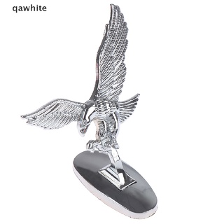 qawhite cubierta delantera del coche cromado campana ornamento insignia 3d emblema ángel águila para coche coche cl