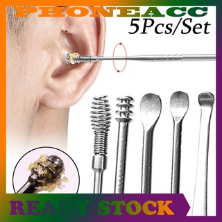 5 pzs púas para orejas ligeras/portátiles/cuidado de los oídos