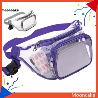 moon* widly usado bolsa de running transparente de gran capacidad transparente riñonera portátil para deportes