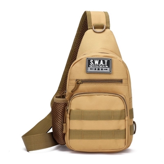 Sling Bag hombres pecho Pack al aire libre camuflaje impermeable Crossbody Sling Beg