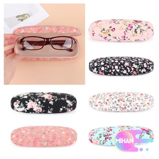 Mihan portátil gafas de lectura caja de almacenamiento gafas Protector gafas caso gafas caso duro gafas de sol caja gafas de sol caso telas florales moda gafas de sol bolsas (1)