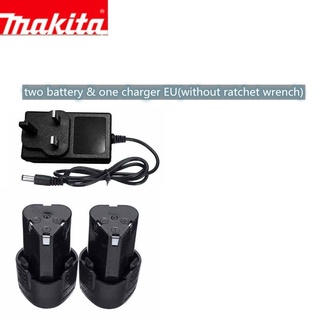 [disponible en inventario] llave de trinquete eléctrica inalámbrica makita 8000mah 42v con batería 2/1 eliminación de tuercas de tornillo reparadora 150n.m (5)