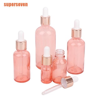 [supers] 5-100 ml tubos de vidrio gotero botellas de aceite esencial pipeta recargable bott