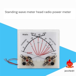 Jennifer estación de Radio inalámbrica Swr Watt medidor de doble pine 60/300w medidor de potencia transmisor de pie medidor de onda con luz de fondo