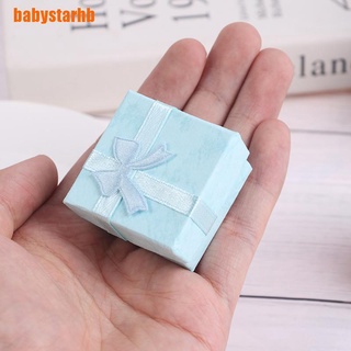 [babystarhb] 10 unids/set organizador de joyas caja de regalo collar pendientes anillo caja de embalaje de papel (5)