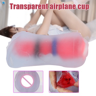Male Masturbator Artificial TPE Mouth Vagina Masturbation Massager Aircraft Cup Adult Toy