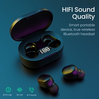 E7s TWS auriculares Bluetooth HIFI con micrófono inalámbrico estéreo auriculares manos libres deporte música auriculares