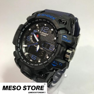 Reloj CASIO G-Shock S1000 de acero Digital Analógico Digital para hombre-reloj CASIO-AZUL (3)