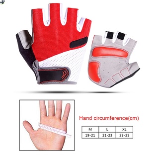 Ll 1 par de guantes antideslizantes antideslizantes para hombres y mujeres/guantes de medio dedo transpirables para ciclismo/bicicleta (8)