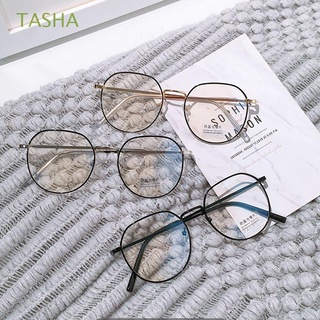 tasha geometría gafas de ordenador transparente óptica gafas de bloqueo gafas anti azul luz masculina femenina redonda coreana retro gafas/multicolor