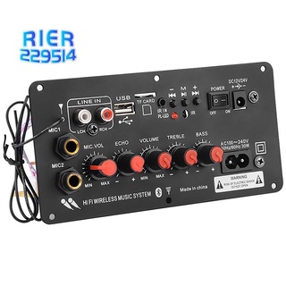 subwoofer digital bluetooth amplificador de la junta dual micrófono karaoke amplificador reverb 220v para 8-12 pulgadas altavoz enchufe ee.uu.