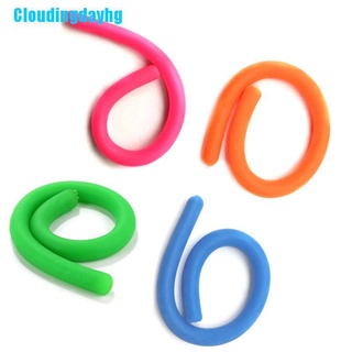 Cloudingdayhg cuerda elástica fidgets fideos autismo/adhd/ansiedad exprimir fidgets juguetes sensoriales