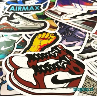 dreamhot*50Pcs Jordan Sneaker Tide Shoes Sticker Waterproof For Laptop Skateboard Luggage Decal (5)