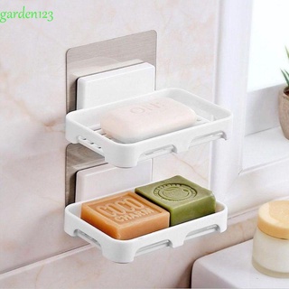 Garden123 Plástico contenedor De drenaje De pared para baño accesorios para jabón jabón sostenedor/Multicolor (1)