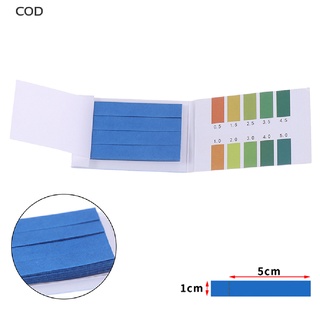 [COD] 80×PH 0.5-5.0 Test Strips Litmus Test Paper Full Range Acidic Alkaline Indicator HOT