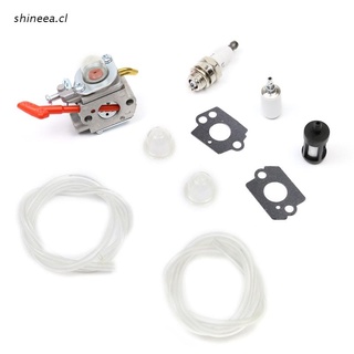 shi kit de carburador para walbro wt-458-1 wt-220 wt-318 wt-318x a03002 a04445a a07139 imprimación bombilla filtro de manguera de combustible