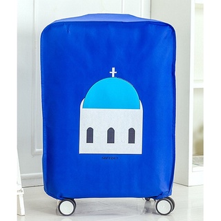 (20 pulgadas) lindo patrón de viaje equipaje maleta cubierta protectora