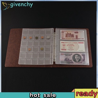 [givenchy1] Tarjetero De Plástico De PVC Para Monedas De Moda , Álbum , Almacenamiento De Dinero , Hojas De Libros