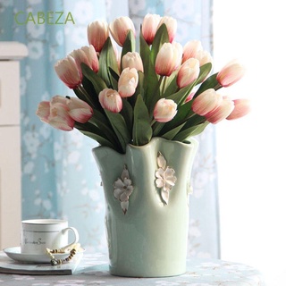 Cabeza Garden flor Artificial simulación tulipán ramo de flores boda DIY Mariage arreglo hogar decoración falsa flor/Multicolor (1)