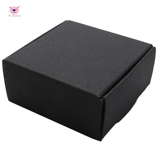 100pcs caja de papel kraft bonita caja de embalaje caja de embalaje pequeño tamaño marrón