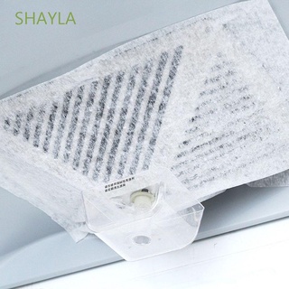 SHAYLA 45x60cm Anti Oil Paper 2pcs Anti Oil Filter Paper Non-woven Hood Extractor Fan Filter Cooker Kitchen Oil Stickers Absorbing Cotton Filter Range Hood Useful Anti - Oil Filter/Multicolor