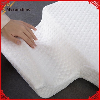 almohada de espuma viscoelástica curvada en forma de u para dormir cuello cervical con diseño hueco reposabrazos almohada de mano para parejas (7)