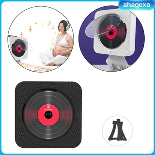 [Ahagexa] Portátil montado en la pared reproductor de CD reproductor de música pantalla LED para educación Prenatal educación temprana hogar Radio FM Audio Boombox