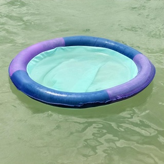etaronicy - hamaca flotante de agua redonda, inflable, colchón de agua, juguete para dormir (1)