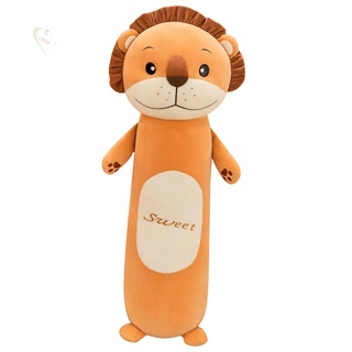 Le support cilíndrico de dibujos animados Animal almohada conejo mono perezoso peluche juguete de los niños muñeca