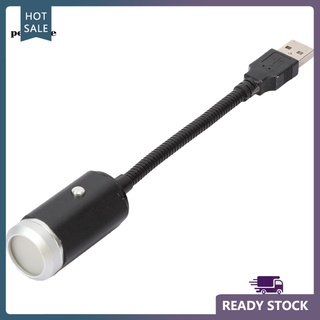 Qca luz nocturna compacta estrella con USB/luz nocturna ambiental larga vida útil para coche
