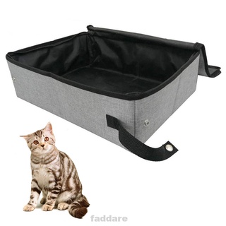 Limpieza del hogar suave tela Oxford baño viajar al aire libre Camping fácil de limpiar accesorios para mascotas gato caja de arena