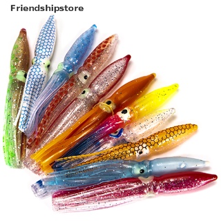 [friendshipstore] 10 señuelos de calamar artificial de 8 cm, señuelos de pulpo, atún, cebos para pez vela cl