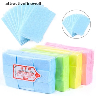 [attractivefinewell] 1000 piezas de acrílico uv gel puntas de algodón esmalte de uñas limpiador toallitas sin pelusa