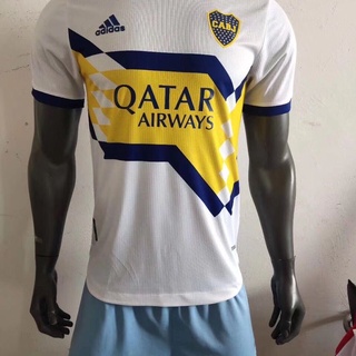 Ready Stock ! Adidas ! Boca Youth 20-21 Home and Away Comfortable Breathable Sweat Championship Jersey Home Football Jersey Football Jersi