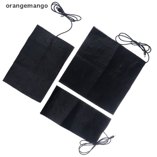 Orangemango 7 Size USB Warm Carbon Fiber Heated Pads Heated Jacket Coat Vest Heating CL