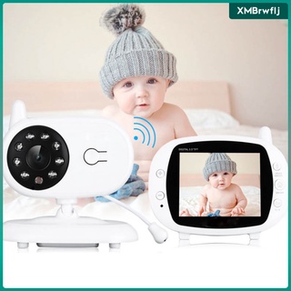 3.5\\\\"monitor de bebé 2.4ghz lcd inalámbrico audio talk nightvision digital video uk