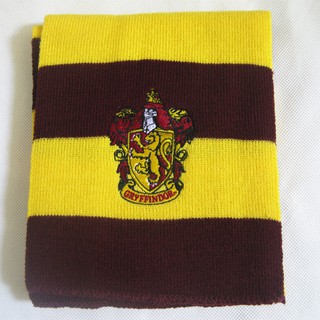 Bufanda de Harry Potter Cosplay Gryffindor Hufflepuff Slytherin Knit (6)