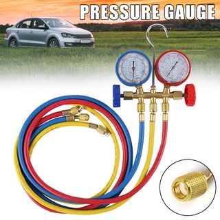 refrigerante medidor de presión hogar coche aire acondicionado refrigerantes manifold calibres (1)