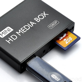 Hd 1080P reproductor Multimedia externo SD caja de medios coche USB unidad Multimedia reproductor Multimedia 50-60Hz enchufe de ee.uu. fashionroad