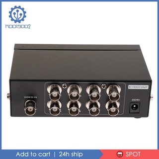 [koo2-9] 1 entrada 8 salidas BNC Video divisor caja distribuidor para monitoreo de vídeo (6)