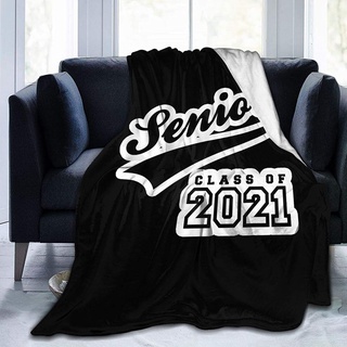 Hgwhgs franela Future clase de 2021 Senior Fleece manta, Super suave manta de lana Anti-Pilling, manta de tiro caliente para sofá cama sala de estar 50x40 IN/60x50 IN/80x60 IN