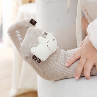 IBACH Girls Baby Socks Infant Cartoon Newborn Floor Socks Keep Warm Stereo Doll Children Toddler Cotton Thick Non-Slip Sole (8)