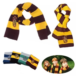 Harry Potter Cosplay Bufanda Hogwarts Cuatro College Gryffindor Slytherin Ravenclaw Hufflepuff Disfraz