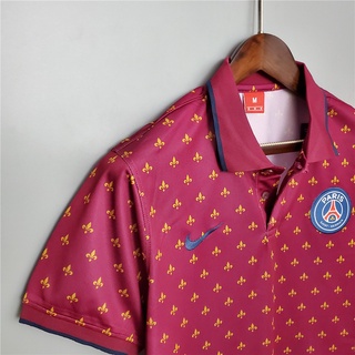 2020-2021 PSG burgundy POLO shirt (3)