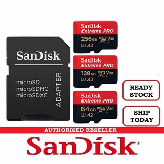 100 SanDisk Extreme Pro A2 170MB/s Micro SD 32GB/64GB/128GB/256GB/400GB/512GB U3 4K Tarjeta De Memoria (1)