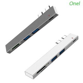 Onel SD/TF lector de tarjetas portátil PC extensor adaptador Multi Type-C Hub USB2.0 interfaz