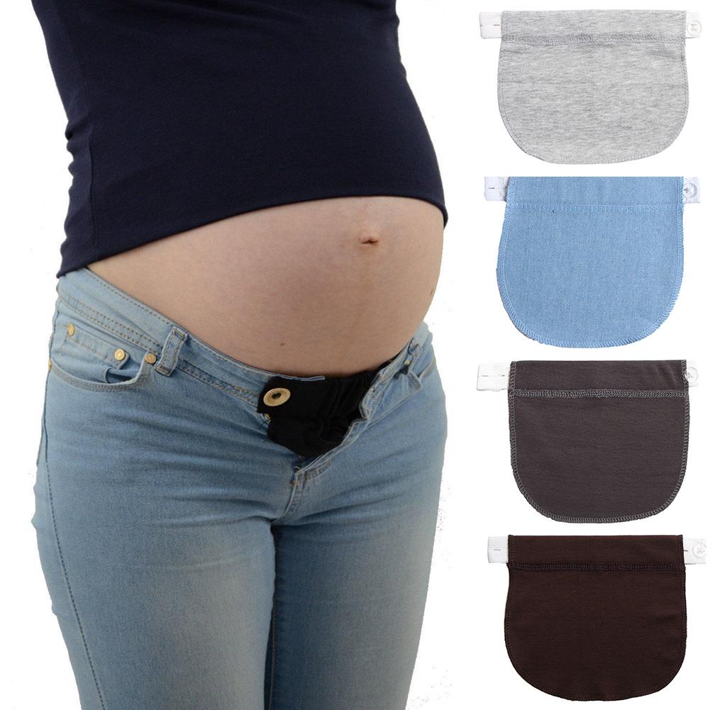 Cintura embarazo ajustable cinturón de maternidad Jeans cintura elástica extensor pantalones suaves