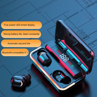 mainsaut E10 Wireless Earphone Low Latency Cool Breathing Light HiFi Noise Reduction Bluetooth-compatible 5.1 Earbud Headset for Sports